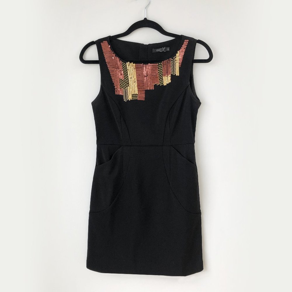 Sequin Little Black Dress